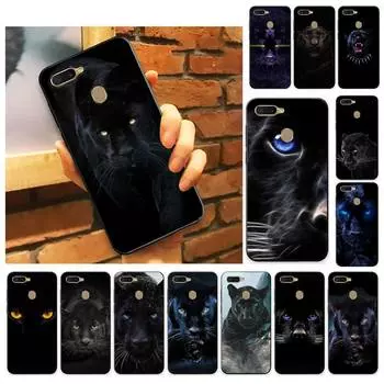 Чехол для телефона с изображением пантеры в виде животного для Oppo A9 Realme C3 6Pro, чехол для vivo Y91C Y17 Y19, задняя крышка Vivo Y91C