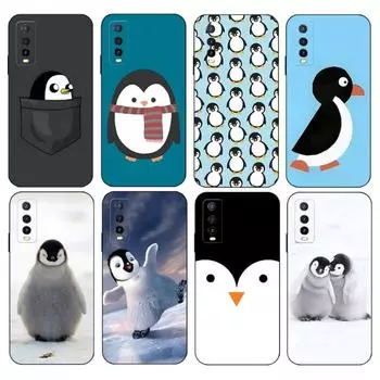 Чехол для телефона с изображением пингвина для VIVO Y31 IQOO U5 U5x 9 V21e V23 Y31s Y73 X60 X70 X80 Y33s Y21 Y76 Y15s T1 Pro Plus VIVOY76 5G