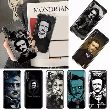 Чехол для телефона с изображением писателя Эдгара Аллана По для Samsung Galaxy AS Note 10 7 8 9 20 30 31 40 50 51 70 71 21 s Ultra Plus samsung s21