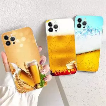 Чехол для телефона с изображением пива и алкоголя для iPhone XR X XS Max 14 13 Pro Max 11 12 Mini 6 7 8 plus SE 2020 с принтом 6plus or 6s plus