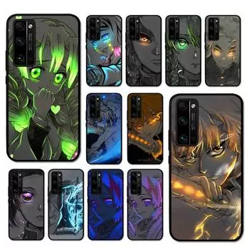 Чехол для телефона с изображением японского аниме-мультфильма «Убийца демонов» для Huawei Honor V30 30 9X 7A Pro View 20 10 9 Lite 10I 8C 8X 5A Play Cover Honor Play
