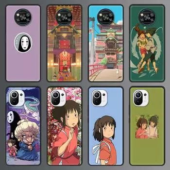 Чехол для телефона с изображением японского аниме Тихиро «Унесенные призраками» для Xiaomi Mi Note 10 Lite 11 10T Pro 5G 9T, чехол для мобильного телефона Mi Poco X3 NFC M3 Capa Mi 10T Pro 5G