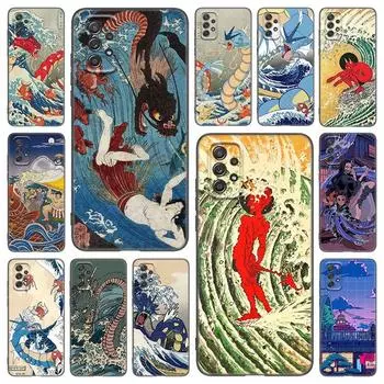 Чехол для телефона с изображением японского аниме-дракона для Samsung A21 A30 A50 A52 S A13 A22 A32 A33 A53 A73 5G A11 A12 A31 A51 A70 A71 A72 Samsung A11