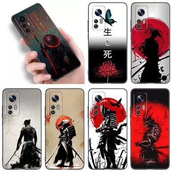Чехол для телефона с изображением японского самурая для Xiaomi Mi A2 8 9 SE Note 10 10T 11 12 Lite 9T 11T 12S 12T Pro A3 6X 12X, мягкий черный чехол из ТПУ Xiaomi Mi A2(6X)