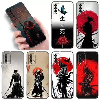 Чехол для телефона с изображением японского самурая для Xiaomi Redmi Note 5 6 9T K20 K40 K50 Pro 7A 8A 9A 9C 9i 10A 10C A1 S2, мягкий черный чехол из ТПУ Redmi Note 5(Pro)