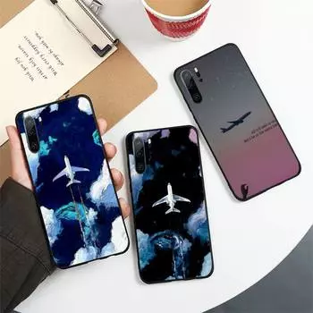 Чехол для телефона с изображением самолета и неба для Honor 7A Pro 7C 10i 8A 8X 8S 8 9 10 20 Lite, силиконовый чехол Honor 10