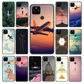 Чехол для телефона с изображением самолета, полета, путешествия, самолета, для Google Pixel 7 Pro 7 6 Pro 6A 5A 4A 3A Pixel 4 XL Pixel 5 6 4 3 XL 3A XL 2 XL Google Pixel 2