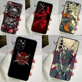 Чехол для телефона с изображением самурая и демона для Samsung Galaxy A53 A33 A13 A12 A32 A52 A14 A34 A54 A15 A25 A35 A55 A71 A51 Samsung A33 5G