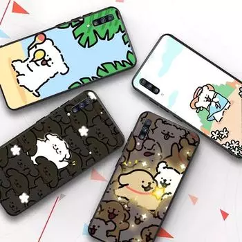 Чехол для телефона с изображением щенка мальтийской болонки для Samsung A 13 21 30 31 32 51 52 53 70 для Huawei Honor 50 60 70 для OPPO vivo Samsung A32 4g