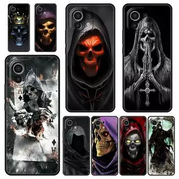 Чехол для телефона с изображением скелета и черепа Мрачного жнеца для Xiaomi 12T 12 13 Pro Poco X3 NFC M3 F3 F4 M4 X4 Mi Note 10 11 Lite 10T 5G 11T 9T Mi 10 Lite 5G