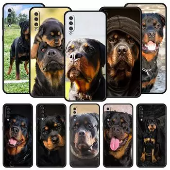 Чехол для телефона с изображением собаки ротвейлера для Samsung Galaxy A12 A14 A32 A50 A70 A20E A20S A10S A22 A30 A40 A34 A54 A42 A52 5G A02S A04s Samsung A14 5G