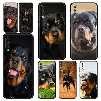 Чехол для телефона с изображением собаки ротвейлера для Samsung Galaxy A52 A14 A50 A70 A10 A30 A40 A20S A20E A02S A12 A22 A34 A42 A32 5G A54 A04s Samsung A14 5G