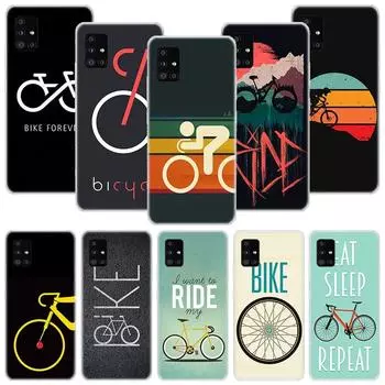 Чехол для телефона с изображением велосипеда и спорта для Samsung Galaxy A12 A22 A32 A42 A52 A72 A51 A71 5G A41 A31 A21 A02S M12 M21 M31 M30S Fundas Samsung A12 5G