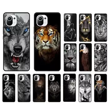 Чехол для телефона с изображением волка, птицы, льва, тигра, орла и животного для Xiaomi 12 Mi 10T 11T 11 Pro 10 10T 11 lite 10pro 11Ultra Poco X3 Pro Poco F3 M3 Xiaomi Mi 10 Pro 5G