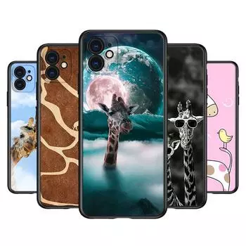 Чехол для телефона с изображением жирафа для iPhone Samsung Galaxy Redmi Xiaomi Oppo OnePlus Note SA 7 8 9 10 11 12 13 14 20 21 22 23 53 54 Pro Max Plus Ultra TPU Soft iPhone 6 or 6S