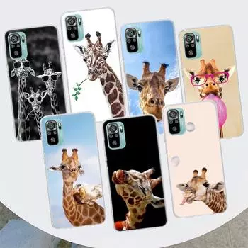 Чехол для телефона с изображением жирафа в стиле аниме для Xiaomi Redmi 10 10C 10A 9T 9C 9A 9 Prime 8 8A 7 7A 6 6A K20 K30 K40 Pro S2 Fundas Cover Redmi 10