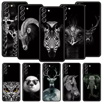 Чехол для телефона с изображением животных, лошадей, оленей, гигантской панды для Samsung Galaxy S23 S22 S21 S20 FE Ultra 5G S10 S10E S9 S8 Plus 10 20, мягкий чехол Samsung S20