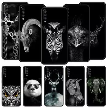 Чехол для телефона с изображением животных, лошадей, оленей, гигантской панды для Samsung A12 A32 A50 A70 A20E A20S A10 A10S A22 A30 A40 A42 A52 5G A02S A04s Samsung A02S
