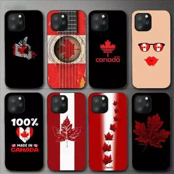 Чехол для телефона с канадским флагом для Iphone 11 12 Mini 13 14 Pro Xs Max X 8 7 6s Plus 5 Se Xr Shell iPhone11PROMAX