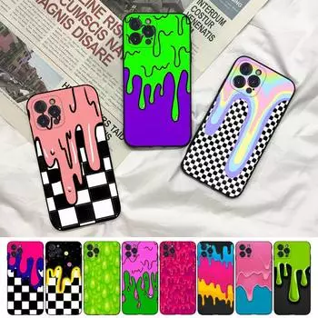 Чехол для телефона с капающей слизью для Iphone 8, 7, 6, 6s Plus X Se 2020 Xr Xs 14, 11, 12, 13 Mini Pro Max, чехол для мобильного телефона For 6plus or 6s plus