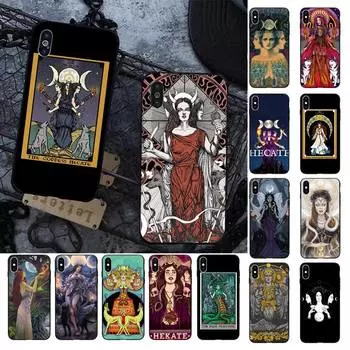 Чехол для телефона с картой Таро Геката, тройная лунная богиня, чехол для телефона iPhone 13 11 12 pro XS MAX 8 7 6 6S Plus X 5S SE 2020 XR iphone 12 mini