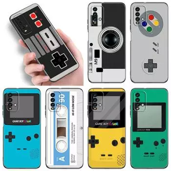 Чехол для телефона с кассетой и радио для Xiaomi Redmi Note 5 6 9T K20 K40 K50 Pro 7A 8A 9A 9C 9i 10A 10C A1 S2 Мягкий черный чехол из ТПУ Redmi Note 5(Pro)