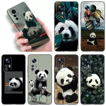 Чехол для телефона с китайским медведем в виде панды для Xiaomi Mi A2 8 9 SE Note 10 10T 11 12 Lite 9T 11T 12S 12T Pro A3 6X 12X, мягкий черный чехол из ТПУ Xiaomi Mi A2(6X)