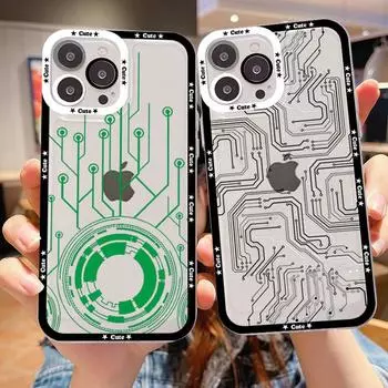 Чехол для телефона с контурными линиями для Redmi 7 8 9 A для Redmi Note 5 7 8 9 10 11 Pro Max 4G 5G Funfas Redmi Note11 4G