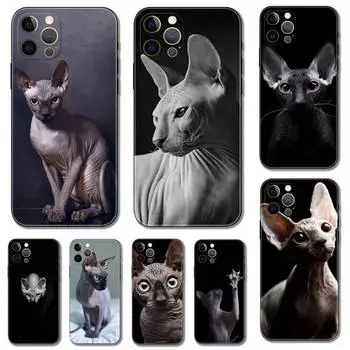 Чехол для телефона с котом сфинксом для iPhone Samsung Galaxy Redmi Xiaomi Oppo OnePlus Note SA 7 8 9 10 11 12 13 14 20 21 22 23 53 54 Pro Max Plus Ultra TPU Soft iPhone 6 or 6S