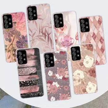Чехол для телефона с красивым изображением розы для Samsung Galaxy A55 A54 A53 A52 A15 A14 A13 A12 A35 A34 A33 A32 A25 A24 A23 A22 A04S Samsung A25