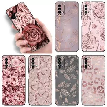 Чехол для телефона с красивым изображением розы для Xiaomi Redmi Note 5 6 9T K20 K40 K50 Pro 7A 8A 9A 9C 9i 10A 10C A1 S2, черный чехол Redmi Note 5(Pro)