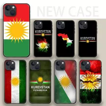 Чехол для телефона с курдским флагом Курдистана для iPhone Samsung Galaxy Redmi Xiaomi Oppo OnePlus Note SA 7 8 9 10 11 12 13 14 20 21 22 23 53 54 Pro Max Ultra iPhone 6 or 6S