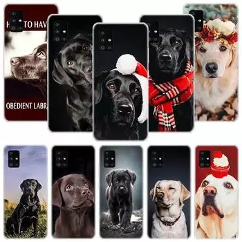Чехол для телефона с лабрадором-ретривером для Samsung Galaxy A12 A22 A32 A42 A52 A72 A51 A71 5G A41 A31 A21 A02S M12 M21 M31 M30S Samsung A12 5G