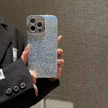 Чехол для телефона с лазерным красочным ромбовидным узором для Apple 11/12/13/14/15 For iphone 15 Pro Max