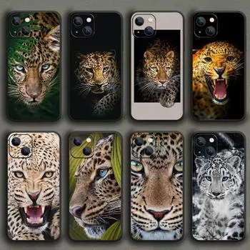 Чехол для телефона с леопардовым принтом для iPhone Samsung Galaxy Redmi Xiaomi Oppo OnePlus Note SA 7 8 9 10 11 12 13 14 20 21 22 23 53 54 Pro Max Plus Ultra TPU Soft iPhone 6 or 6S