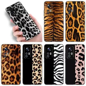 Чехол для телефона с леопардовым принтом для Xiaomi Mi A2 8 9 SE Note 10 10T 11 12 Lite 9T 11T 12S 12T Pro A3 6X 12X Мягкий черный чехол из ТПУ Xiaomi Mi A2(6X)