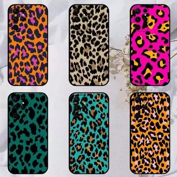 Чехол для телефона с леопардовым принтом для iPhone Samsung Galaxy Redmi Xiaomi Oppo OnePlus Note SA 7 8 9 10 11 12 13 14 20 21 22 23 53 54 Pro Max Plus Ultra iPhone 6 or 6S
