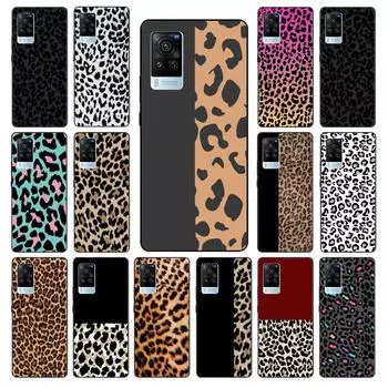 Чехол для телефона с леопардовым принтом для VIVO V21E V21 V23 V23E V2109 Y53S Y33S Y55 Y76 Y31 Y21 Y72 Y01 Y21S Y11S Funda Coque VIVO V21E 4G