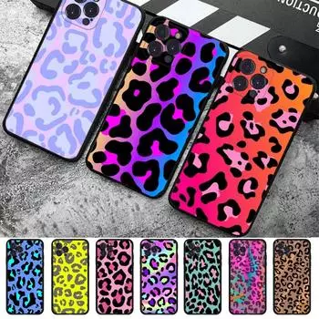 Чехол для телефона с леопардовым принтом для iPhone 8, 7, 6, 6S Plus X SE 2020 XR XS 14, 11, 12, 13 Mini Pro Max, чехол для мобильного телефона For iPhone X zomp