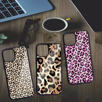 Чехол для телефона с леопардовым принтом для iPhone 11 12 13 pro XS MAX 8 7 6 6S Plus X XR Luxury Shell Funda iPhone7