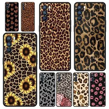 Чехол для телефона с леопардовым принтом и тигром для Oppo Reno7 Reno6 Pro Plus A54 5G, чехол для телефона Find X6 X5 A53 A52 A9 A15 A95 A17 A16 A76 A74 Oppo A15