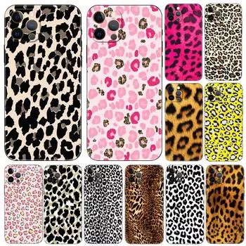 Чехол для телефона с леопардовым принтом «Пантера» для iPhone 5 5S 2020se 6 6s 7 8 plus x 10 XR XS 11 12 13 mini pro MAX, черная задняя крышка из ТПУ iphone 5 5S SE 2016