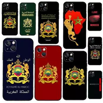 Чехол для телефона с марокканским флагом Марокко для iPhone 13 12 Mini 11 Pro Max SE 2020 6 7 8 Plus X XS Max XR iphone 5 5S