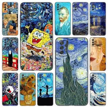 Чехол для телефона с масляной живописью Ван Гога для Samsung Galaxy A21 A30 A50 A52 S A13 A22 A32 A33 A53 A73 5G A11 A12 A31 A51 A70 A71 A72 Samsung A13
