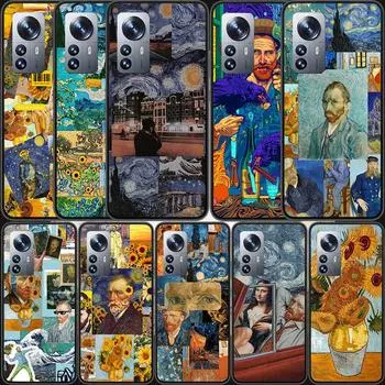 Чехол для телефона с масляной живописью Ван Гога для Xiaomi Mi 13 12 11T 10T 12T Pro 12X 11i 11 Ultra 10 Lite 5G 9 8 6X 5X A1 A2, чехол Xiaomi Mi 10T Pro