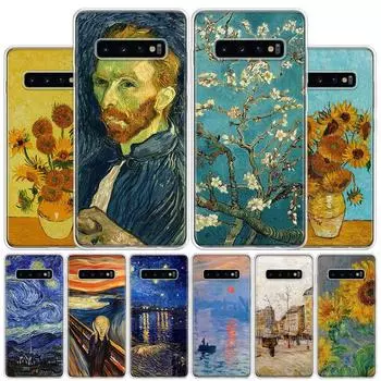 Чехол для телефона с масляной живописью Ван Гога для Samsung Galaxy S10 Plus S20 FE S21 S22 Ultra S10E S9 S8 + S7 Edge J4 Корпус Samsung S10