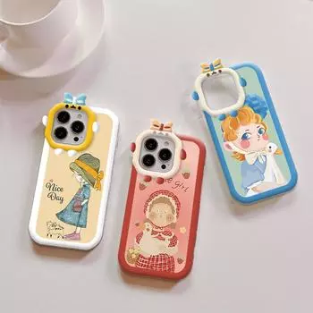 Чехол для телефона с милой девушкой и изображением монстра, мягкий защитный чехол для телефона с линзами монстра для Samsung Samsung A02S