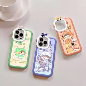 Чехол для телефона с милой девушкой и изображением монстра, мягкий защитный чехол для телефона с линзами монстра для Samsung Samsung A02S