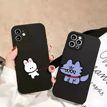 Чехол для телефона с милой мультяшной парой для iPhone Samsung Galaxy Redmi Xiaomi Oppo OnePlus Note SA 7 8 9 10 11 12 13 14 20 21 22 23 53 54 Pro Max Plus Ultra iPhone 6 or 6S