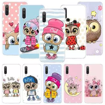 Чехол для телефона с милой совой и звездой LoveLy Candy для Xiaomi Redmi 9 9A 9C 9T 10 10A 10C 8 8A 7 7A 6 6A K40 K20 Pro K30 S2 10X с принтом Redmi 7